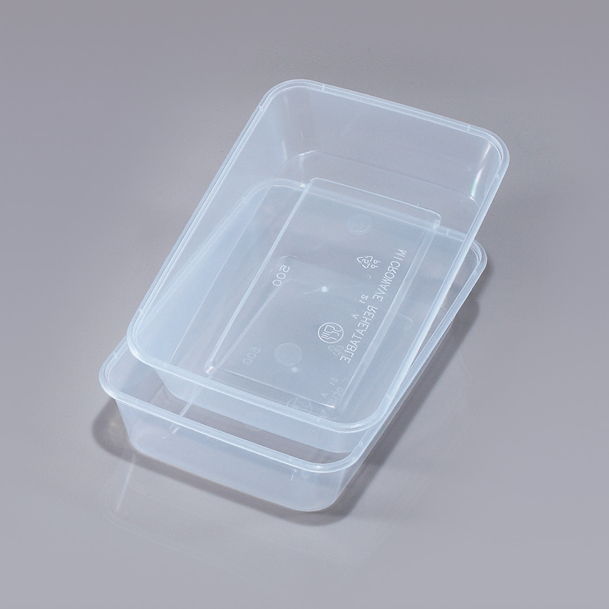 투명한 사각플라스틱 그릇